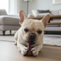 Tootoy! Hueso Mordedor de Bambú Sabor Carne Marrón para perros