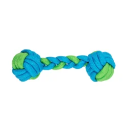Tootoy! Hueso Mordedor de Cuerda Verde y Azul para perros