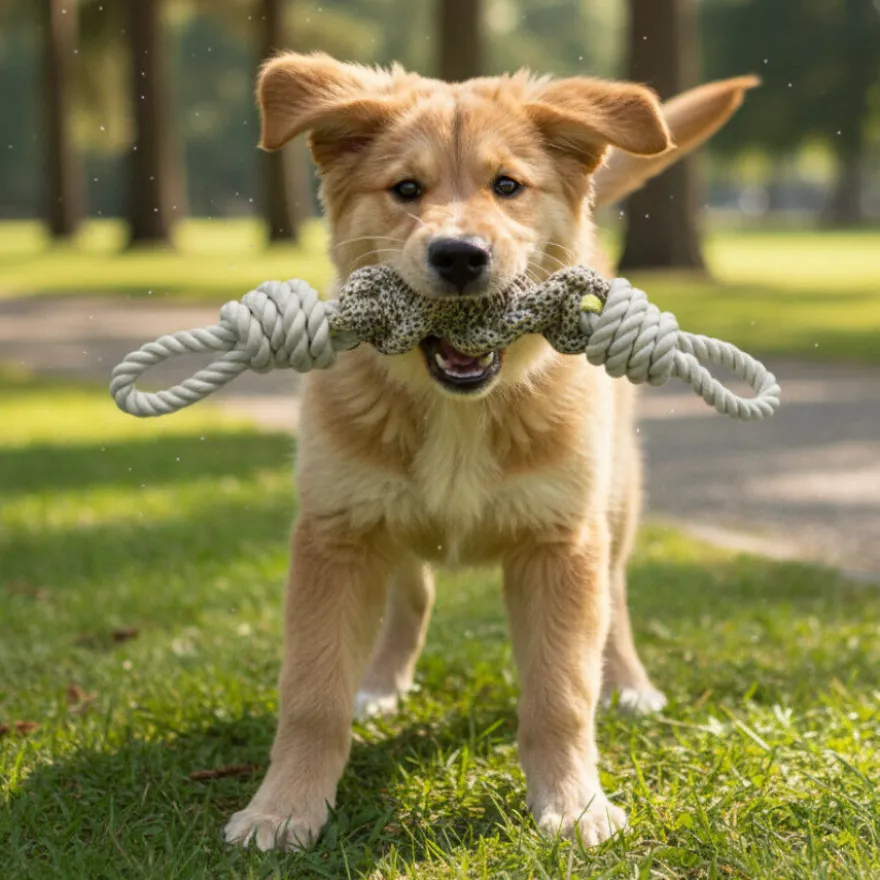 Tootoy! Mordedor de Cuerda con Nudos para perros
