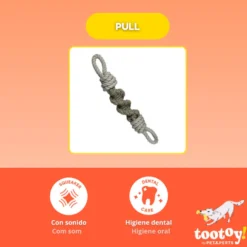 Tootoy! Mordedor de Cuerda con Nudos para perros
