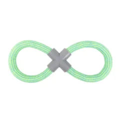 Tootoy! Mordedor de Cuerda Doble Azul y Verde para perro
