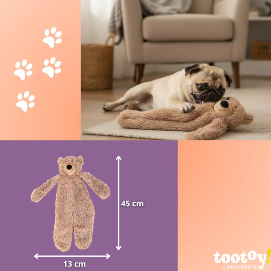 Tootoy! Oso de Peluche con Sonido para perros