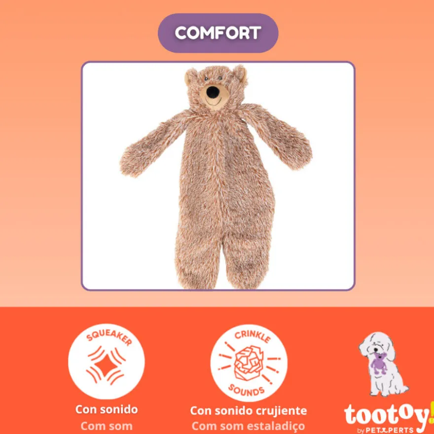 Tootoy! Oso de Peluche con Sonido para perros