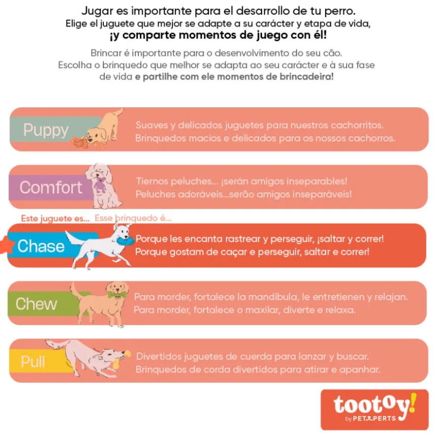 Tootoy! Pack de Pelotas de Tenis de Colores para perros