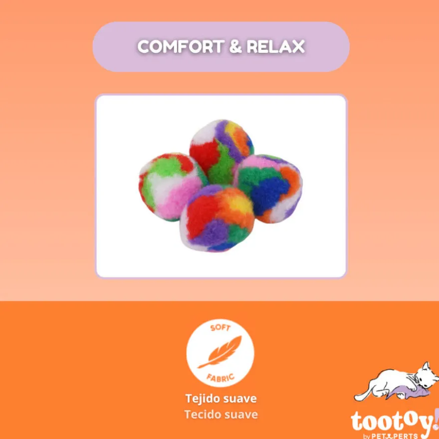 Tootoy! Pelota de Peluche Suaves para gatos