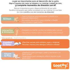 Tootoy! Pelota de Peluche Suaves para gatos