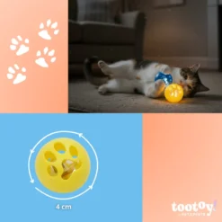 Tootoy! Pelotas Interactivas con Luces LED para gatos