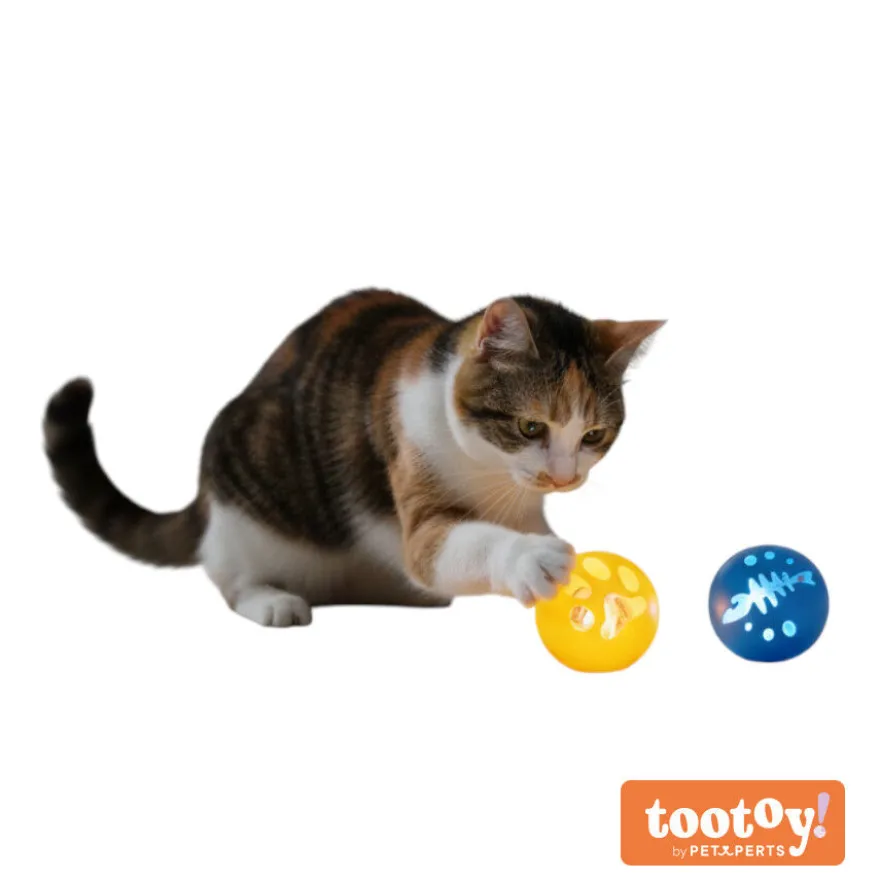 Tootoy! Pelotas Interactivas con Luces LED para gatos