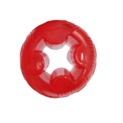 Tootoy! Pelota Toughie Rubber de Goma Roja para perros
