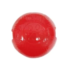 Tootoy! Pelota Toughie Rubber de Goma Roja para perros