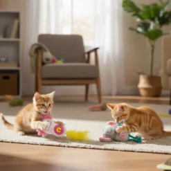 Tootoy! Peluches con Catnip Elefante & Ajolote para gatitos
