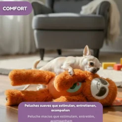 Tootoy! Perezoso Mordedor de Peluche con Sonido para perros
