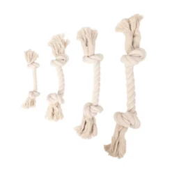 Tootoy! Pull Natural Rope Bone juguete de cuerda para perros