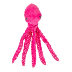 Tootoy! Pulpo de Peluche con Sonido Rosa para perros