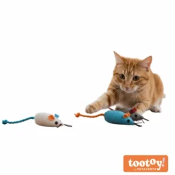 Tootoy! Ratón de Tela Colores Variados para gatos