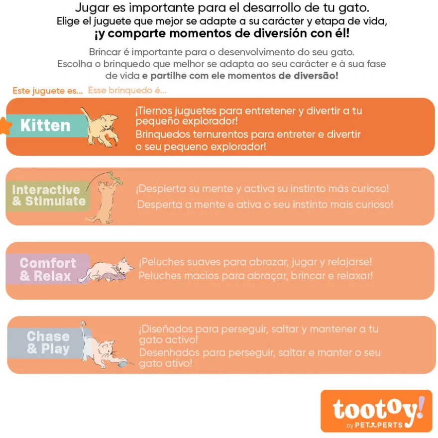 Tootoy! Ratón de Tela con Catnip para gatitos
