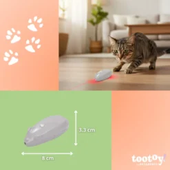 Tootoy! Ratón Láser Interactivo para gatos