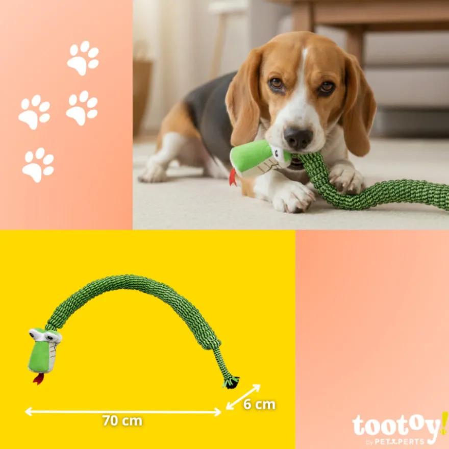 Tootoy! Serpiente Modedor de Cuerda para perros