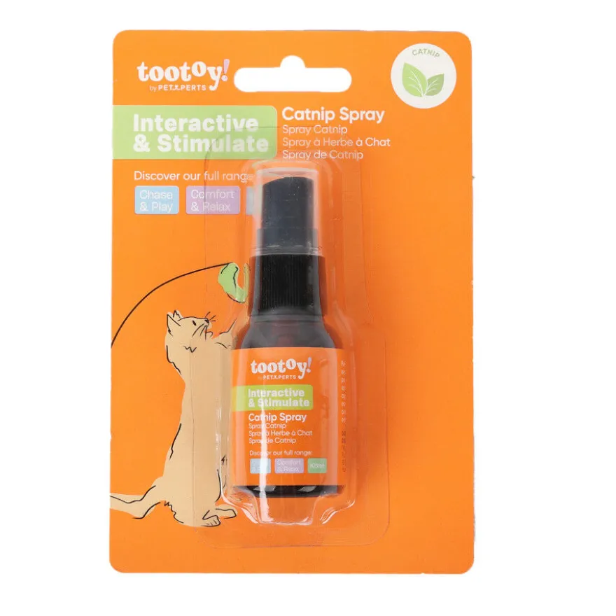 Tootoy! Spray de catnip estimulador para juguetes de gato