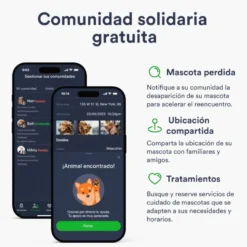 Trackimo Localizador GPS Petloc8 4G para perros y gatos