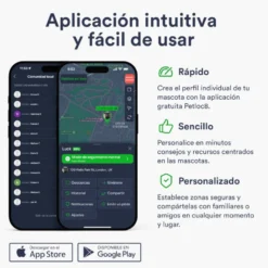 Trackimo Localizador GPS Petloc8 4G para perros y gatos