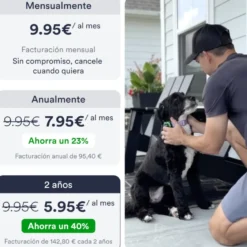 Trackimo Localizador GPS Petloc8 4G para perros y gatos
