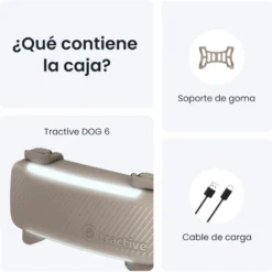 Tractive GPS Dog 6 Marrón Rastreador para perros