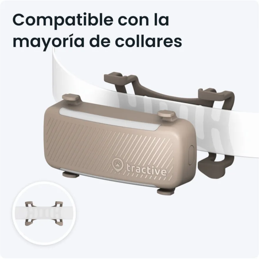 Tractive GPS Dog 6 Marrón Rastreador para perros