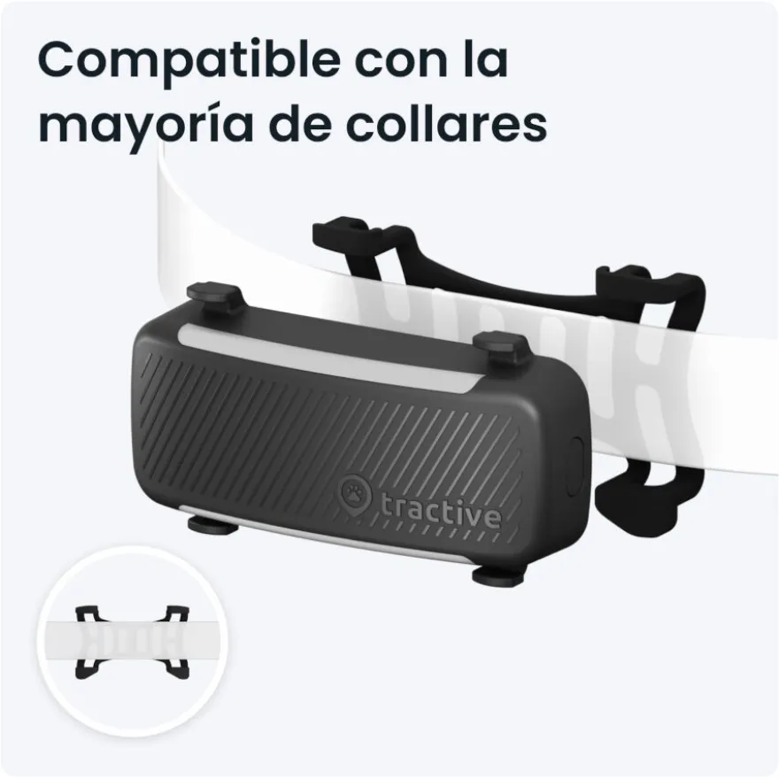 Tractive GPS Dog 6 Negro Rastreador para perros