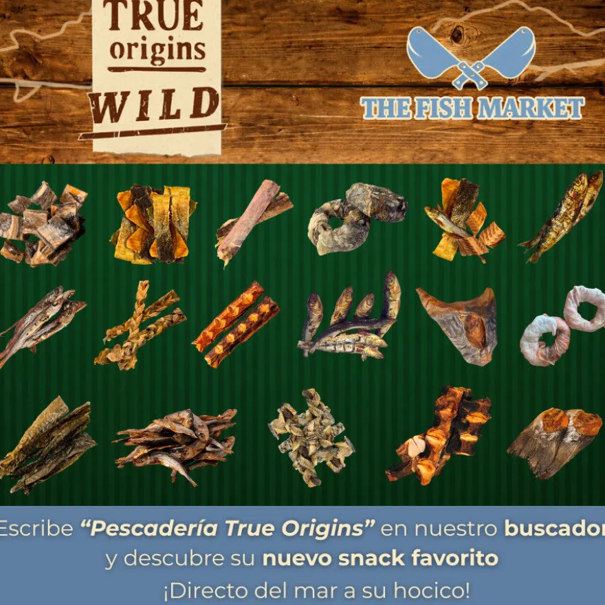 True Origins Anillos Piel Rosada Snack para perros