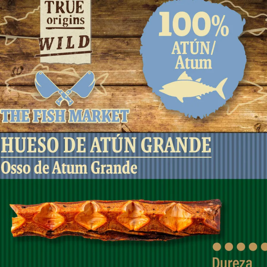 True Origins Hueso de Atún Grande Snack para perros