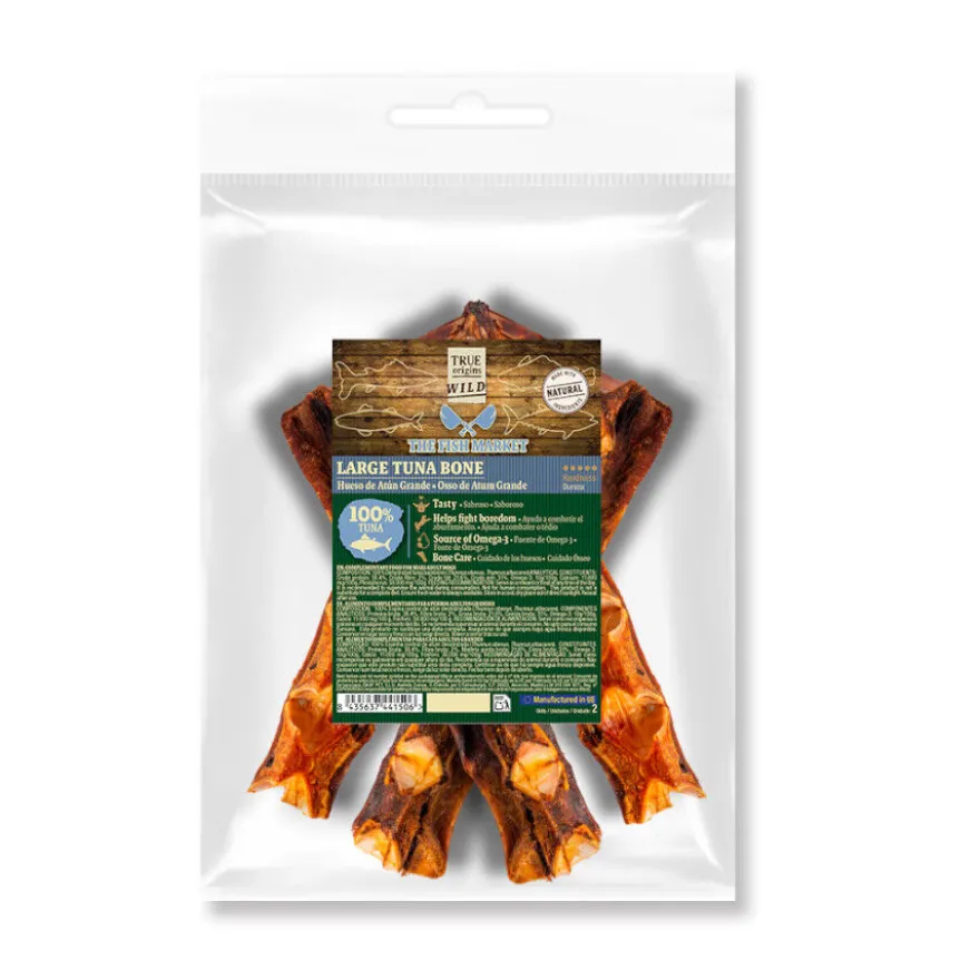 True Origins Hueso de Atún Grande Snack para perros