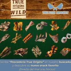 True Origins Piel Merluza Negra Snack para perros