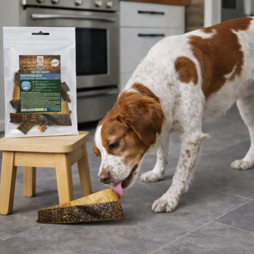 True Origins Piel Merluza Negra Snack para perros
