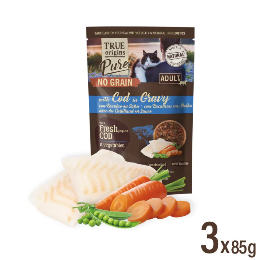 True Origins Pure Carne y Pescado Sobre para gatos – Multipack