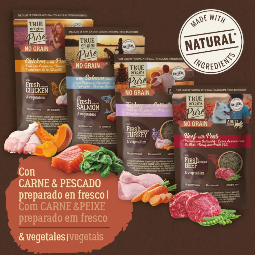 True Origins Pure Multipack Pouches para Perros