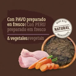 True Origins Pure Pavo con Zanahorias sobre para Perros
