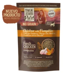 True Origins Pure Pollo con Calabaza sobre para Perros
