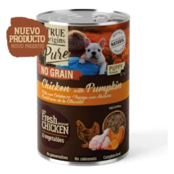True Origins Pure Pollo lata para cachorros