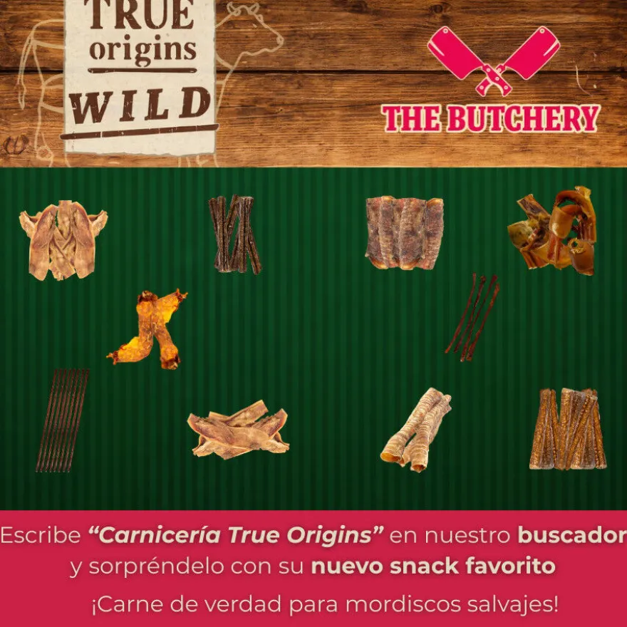 True Origins Salchichas de Pato Snack para perros