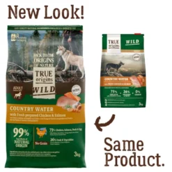 True Origins Wild Adult Country Water Pollo y Salmón pienso para perros