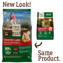 True Origins Wild Adult Pollo y Pavo Pienso para gatos