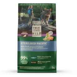 True Origins Wild Esterilizado Pacific Salmón pienso para gatos