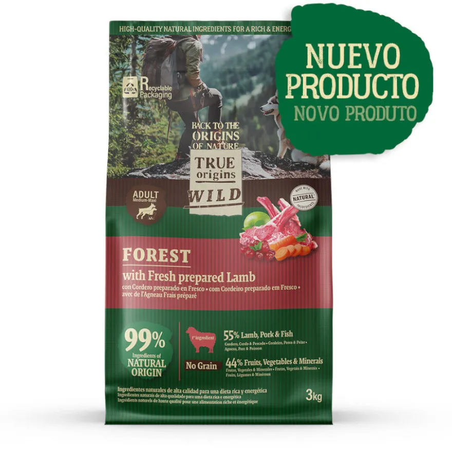 True Origins Wild Forest Cordero Pienso para perros