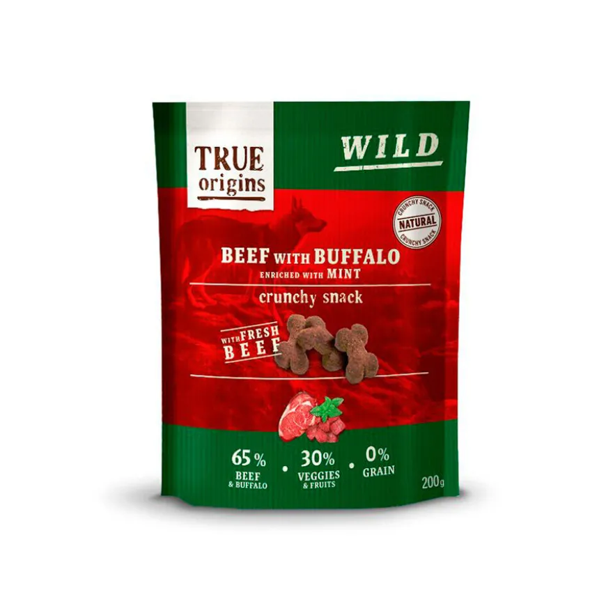 True Origins Wild Galletas Ternera con Bufalo y Menta para perros