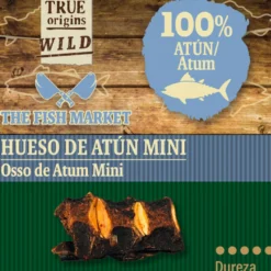 True Origins Wild Hueso Mini de Atún Snack para perros