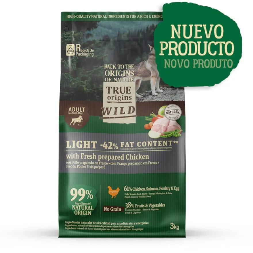True Origins Wild Light Pollo pienso para perros