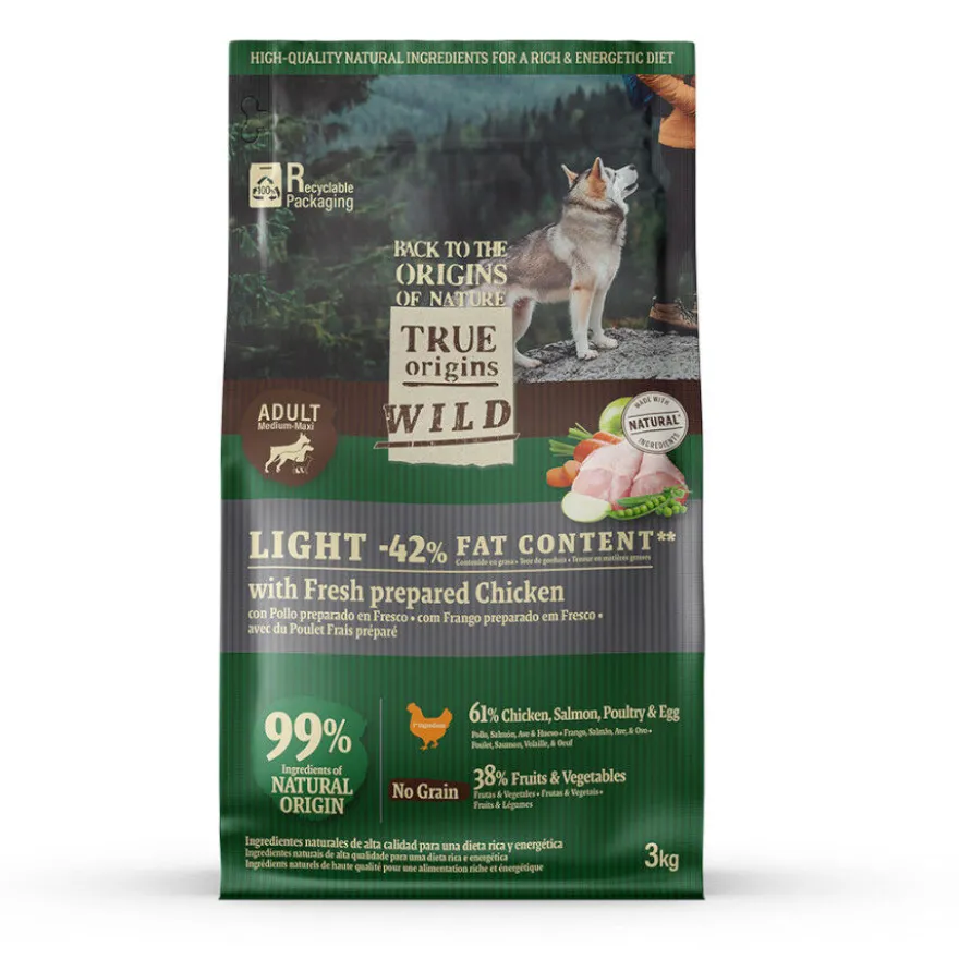 True Origins Wild Light Pollo pienso para perros