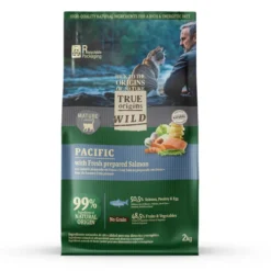 True Origins Wild Pacific Salmón pienso para gatos senior