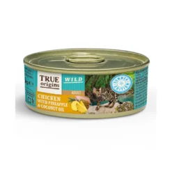 True Origins Wild Summer Pollo con Piña y Aceite de Coco en Paté lata para gatos